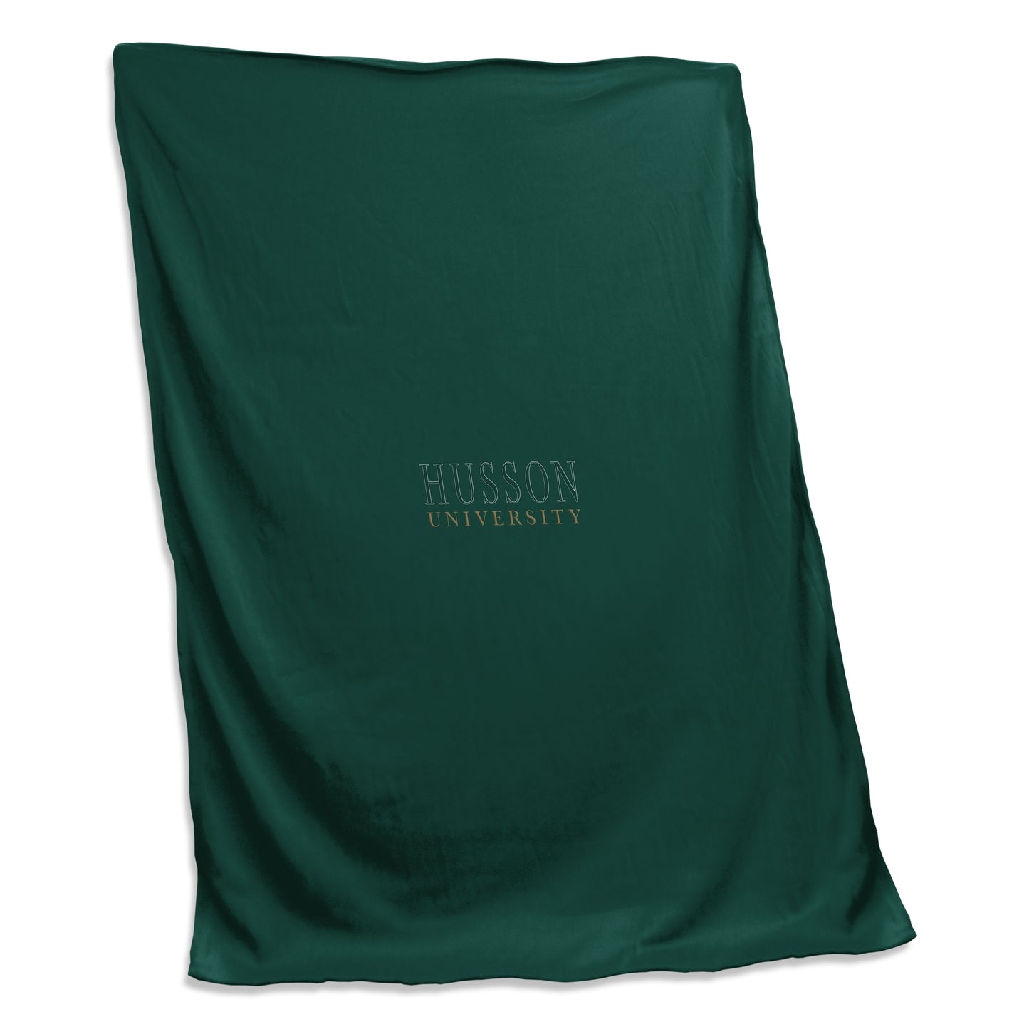 Husson University Screened Sweatshirt Blanket