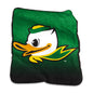 Oregon Duck Profile Raschel Throw