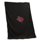 TX Tech Black State Shape Sweatshirt Blanket