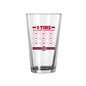 Ohio State 2024 National Champions 16oz Past Wins Pint Glass
