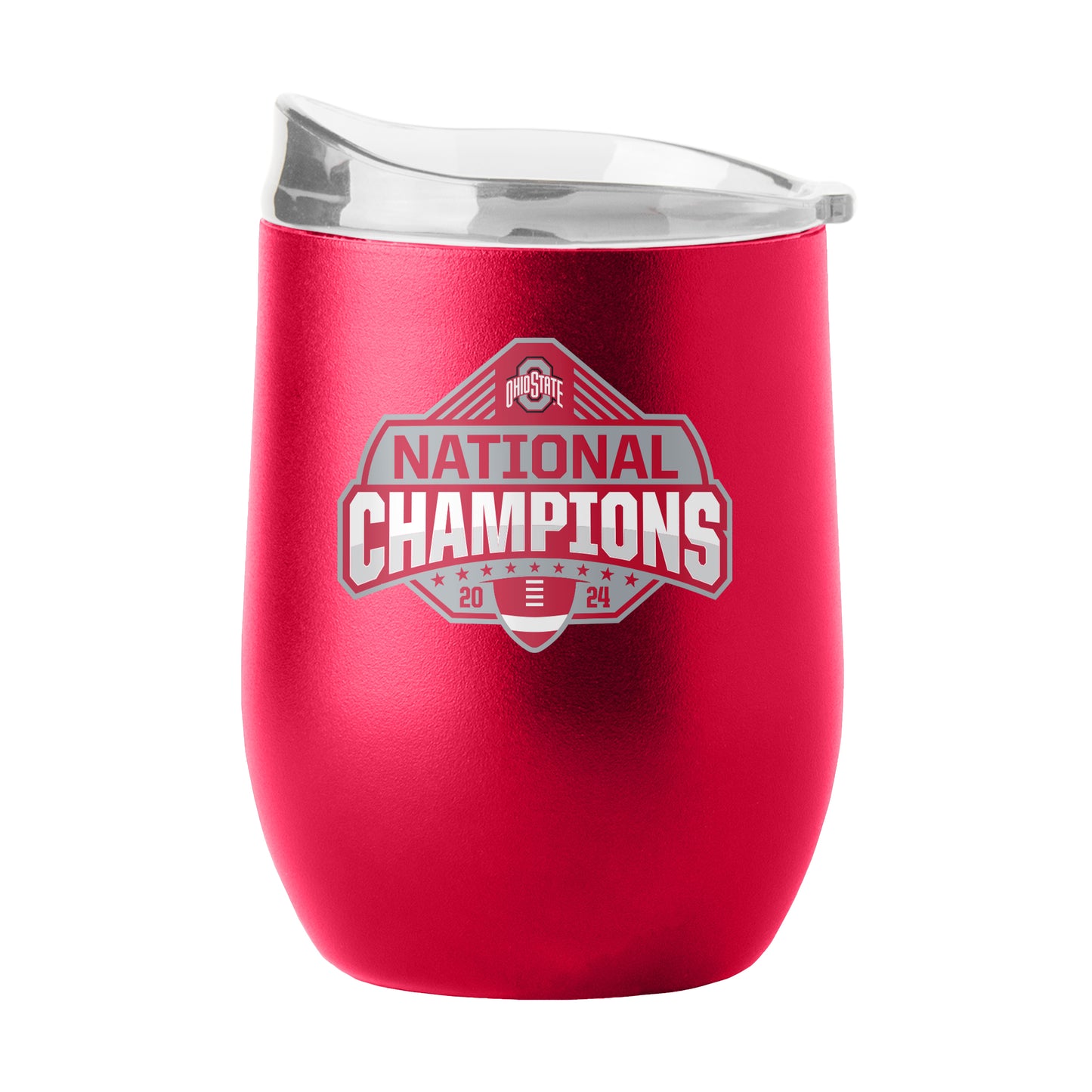Ohio State 2024 National Champions 16oz PC Curved Beverage