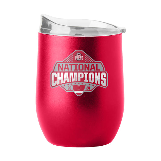 Ohio State 2024 National Champions 16oz PC Curved Beverage