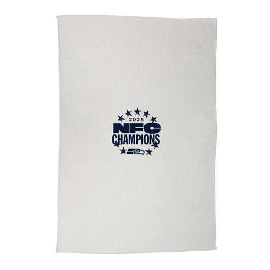 Seattle Seahawks 2026 NFC Champions Sublimated Sweatshirt Blanket