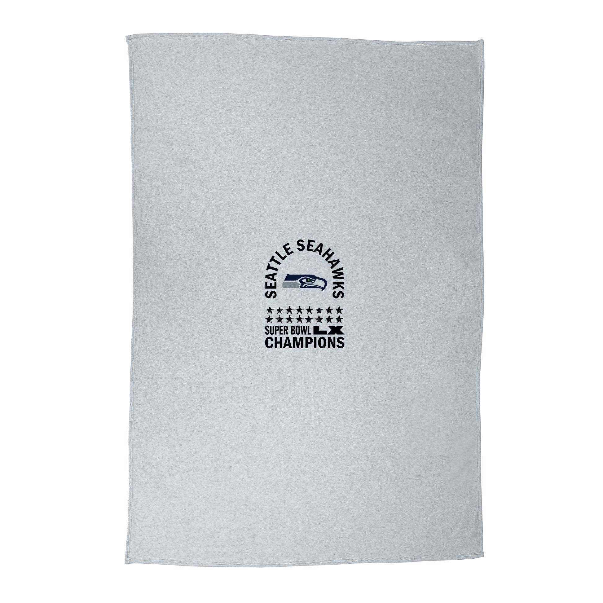 Seattle Seahawks 2026 Super Bowl Champions Sublimated Sweatshirt Blanket