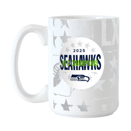Seattle Seahawks 2026 NFC Champions 15oz Sublimated Mug