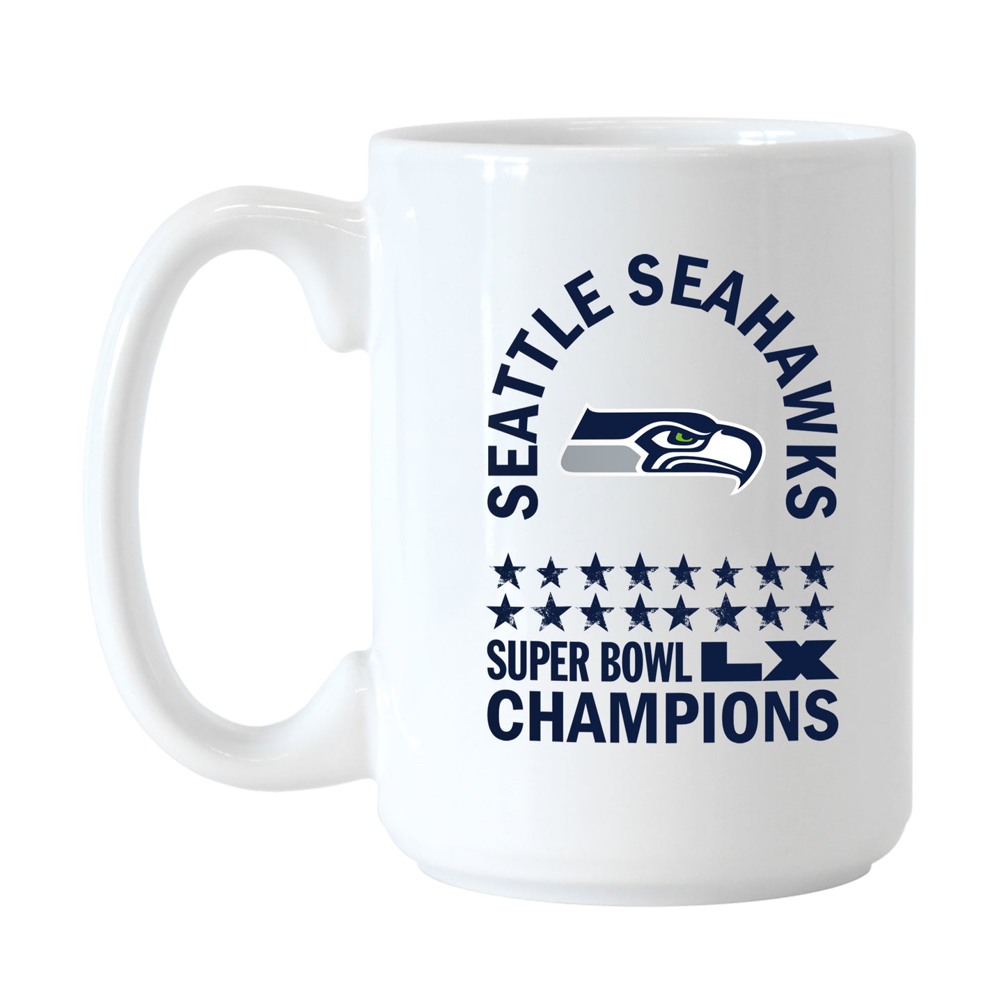 Seattle Seahawks 2026 Super Bowl Champions 15oz Sublimated Mug