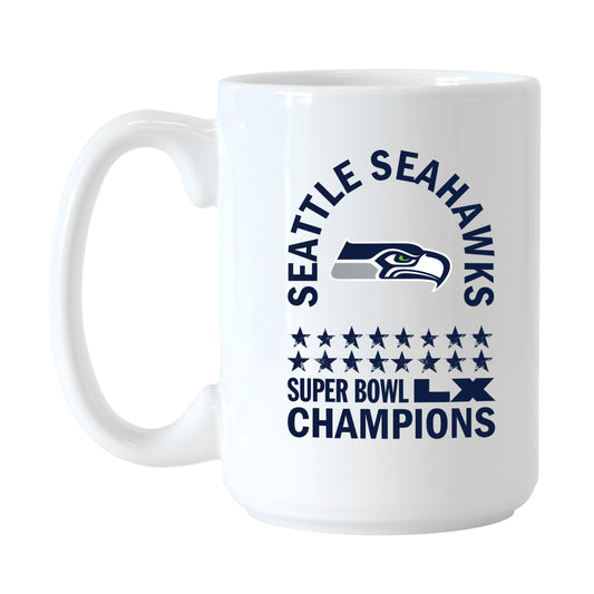 Seattle Seahawks 2026 Super Bowl Champions 15oz Sublimated Mug