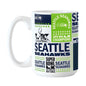 Seattle Seahawks 2026 Super Bowl Champions 15oz Wrap Sublimated Mug