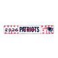 New England Patriots 2026 AFC Champions Metal Street Sign