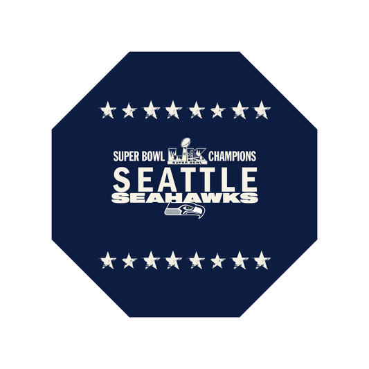 Seattle Seahawks 2026 Super Bowl Champions Metal Stop Sign