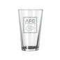 Kansas City Chiefs 16oz Conference Champs Etch Pint Glass