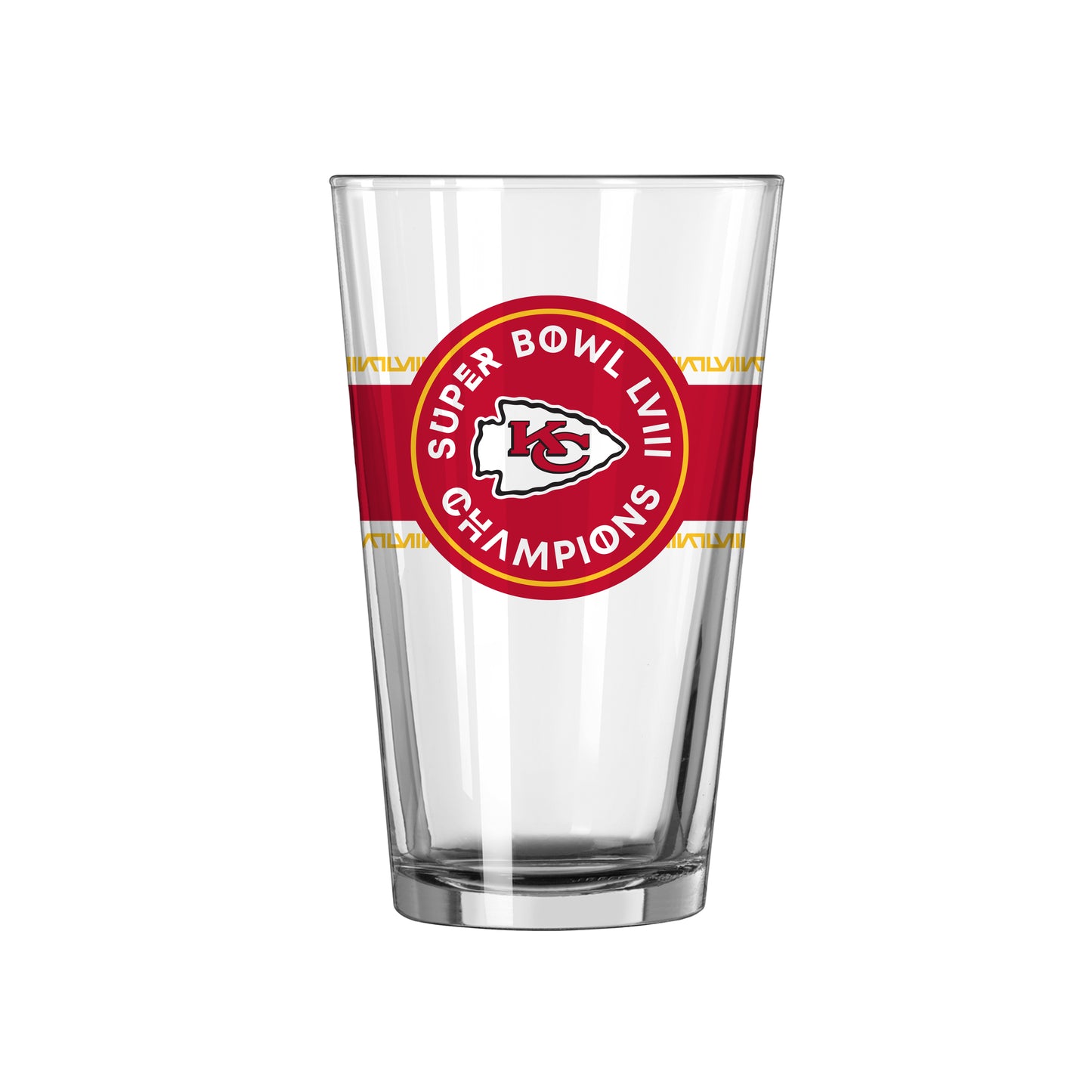 Kansas City Chiefs 16oz SB 58 Champions Wrap Pint Glass