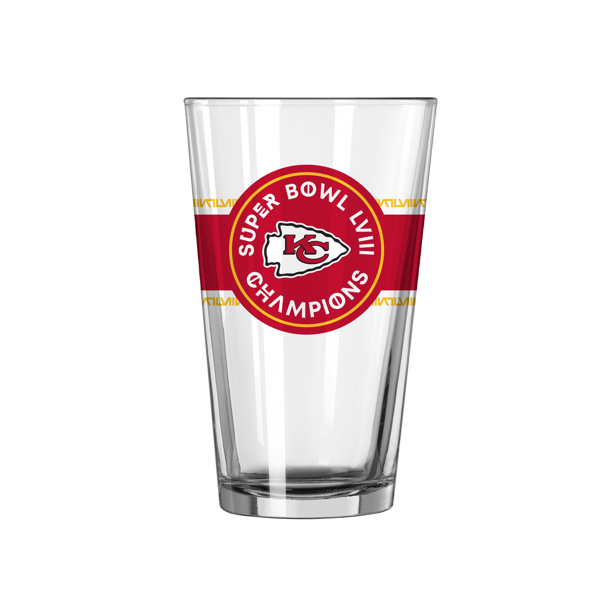 Kansas City Chiefs 16oz SB 58 Champions Wrap Pint Glass