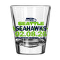 Seattle Seahawks 2026 Super Bowl Bound 2oz Shot Glass