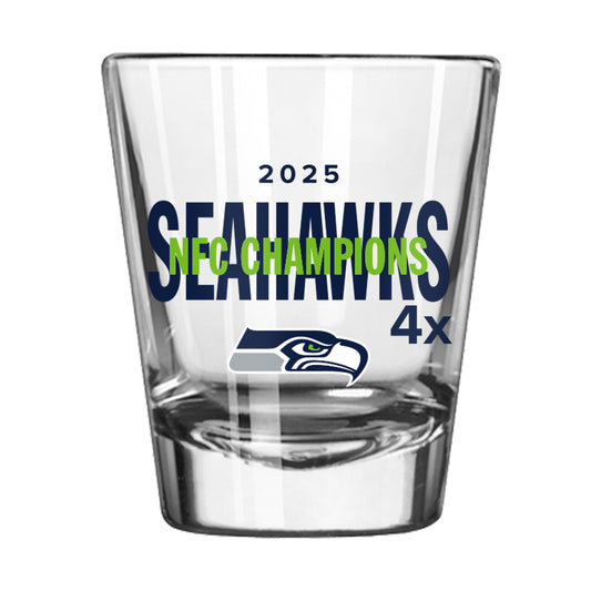 Seattle Seahawks 2026 NFC Champions 2oz Repeat Shot Glass