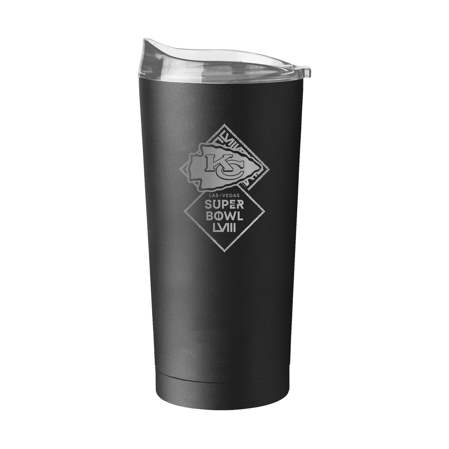 Kansas City Chiefs 20oz SB 58 Bound Etch Powder Coat Tumbler