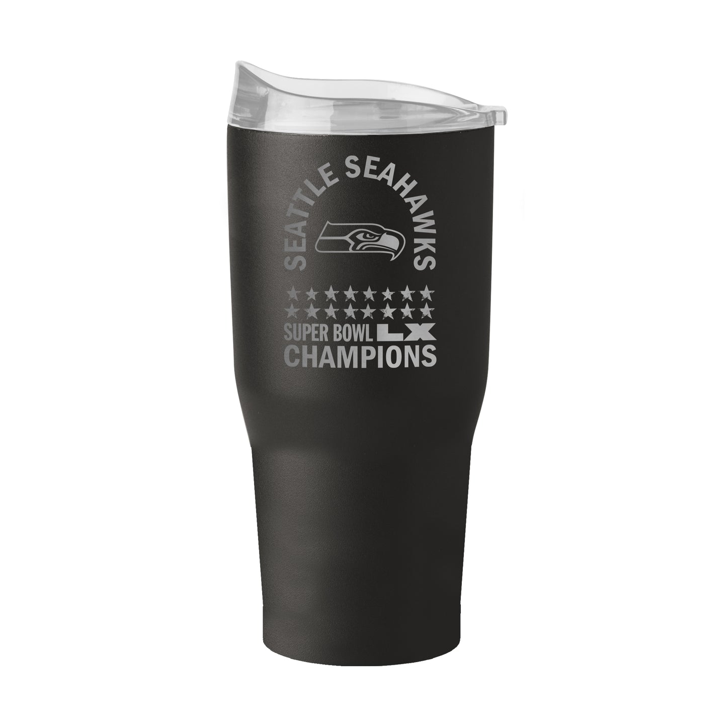 Seattle Seahawks 2026 Super Bowl Champions 30oz Etch PC Tumbler