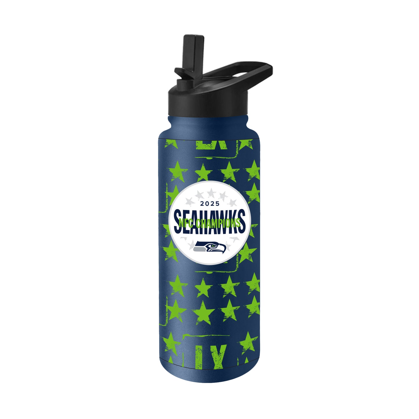 Seattle Seahawks 2026 NFC Champions 34oz Quencher Bottle