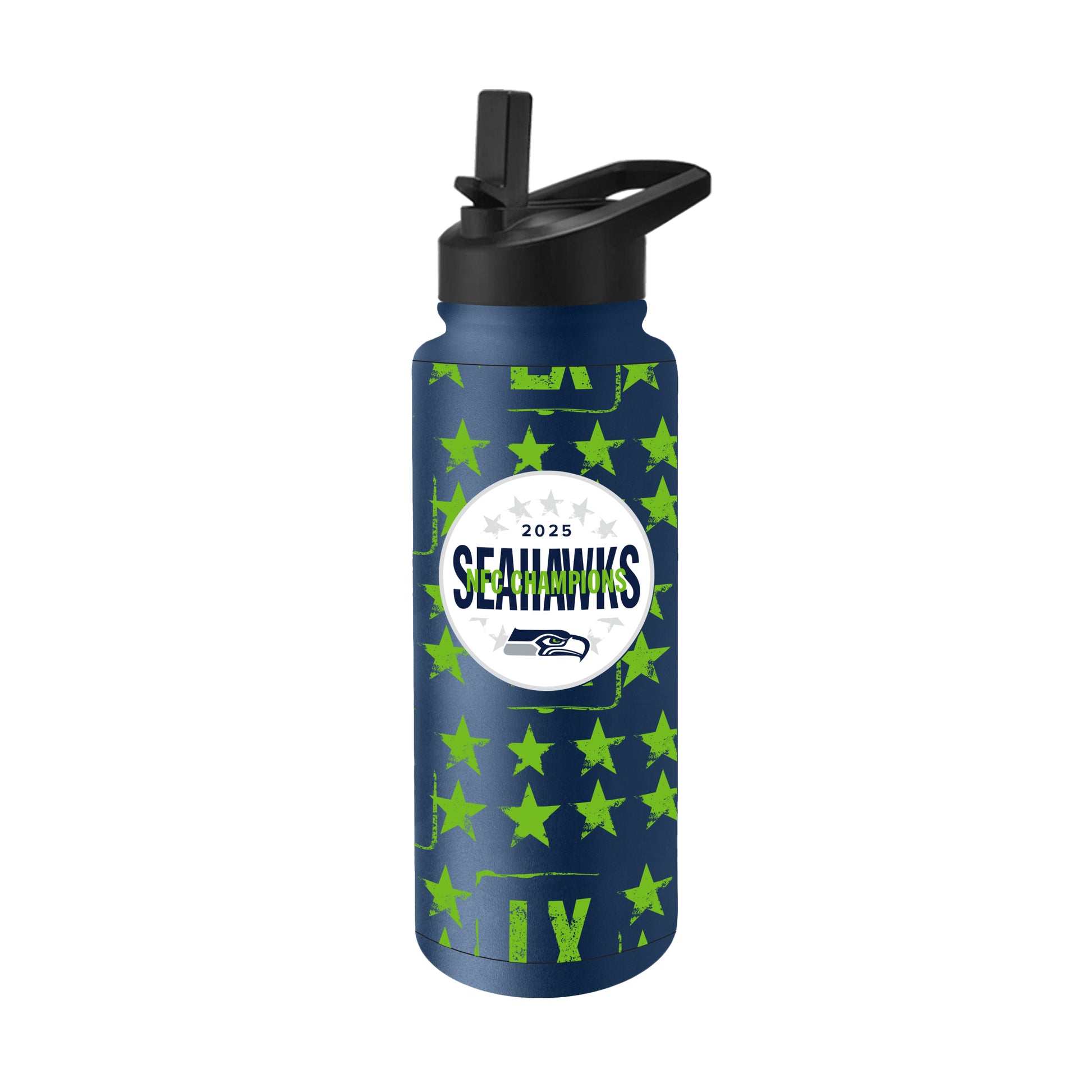 Seattle Seahawks 2026 NFC Champions 34oz Quencher Bottle