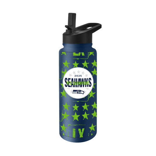 Seattle Seahawks 2026 NFC Champions 34oz Quencher Bottle