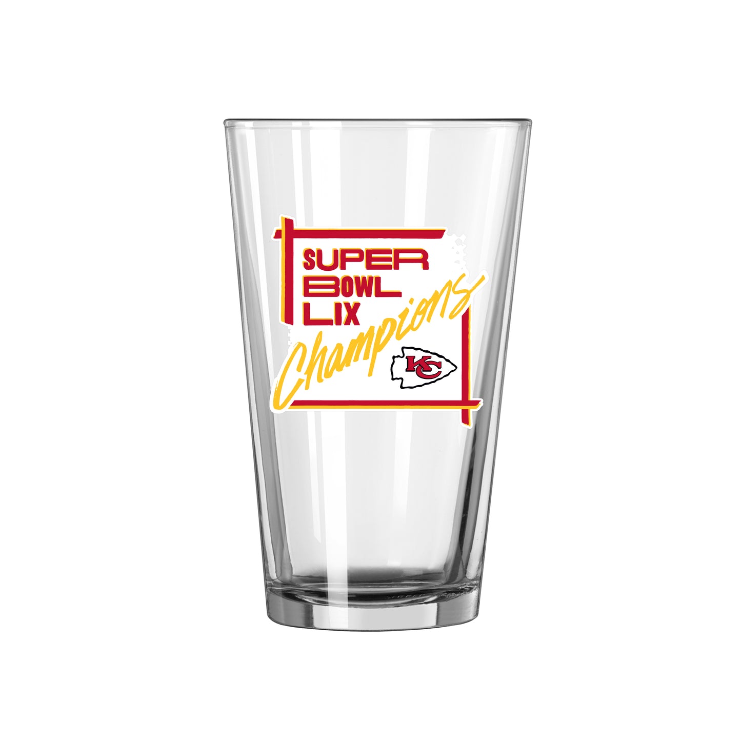Kansas City Chiefs Anheuser-Busch + NFL Hot Market 16oz Pint Glass