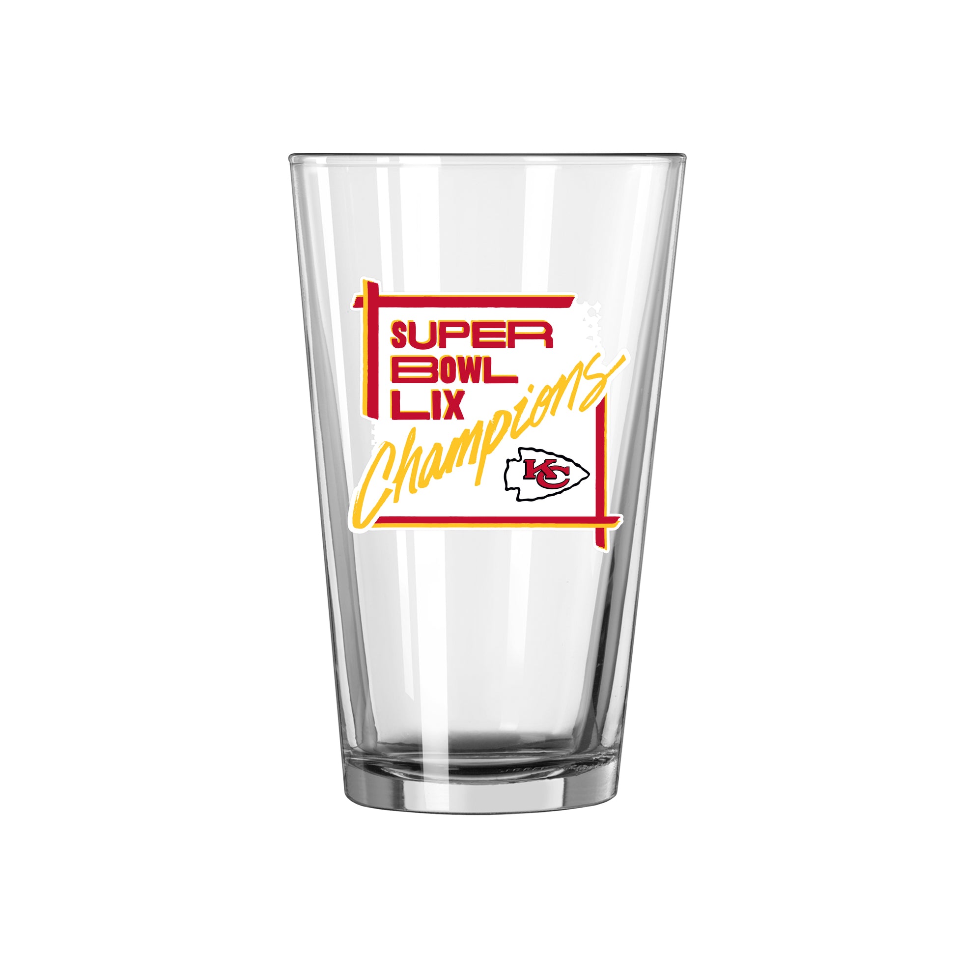 Kansas City Chiefs Anheuser-Busch + NFL Hot Market 16oz Pint Glass