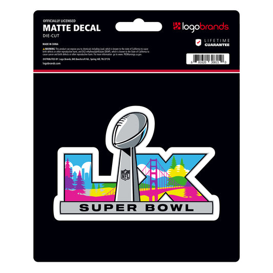 Super Bowl 60 Matte Decal Sticker