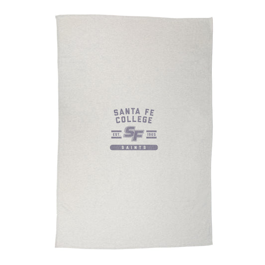 Santa Fe College Sublimated Sweatshirt Blanket