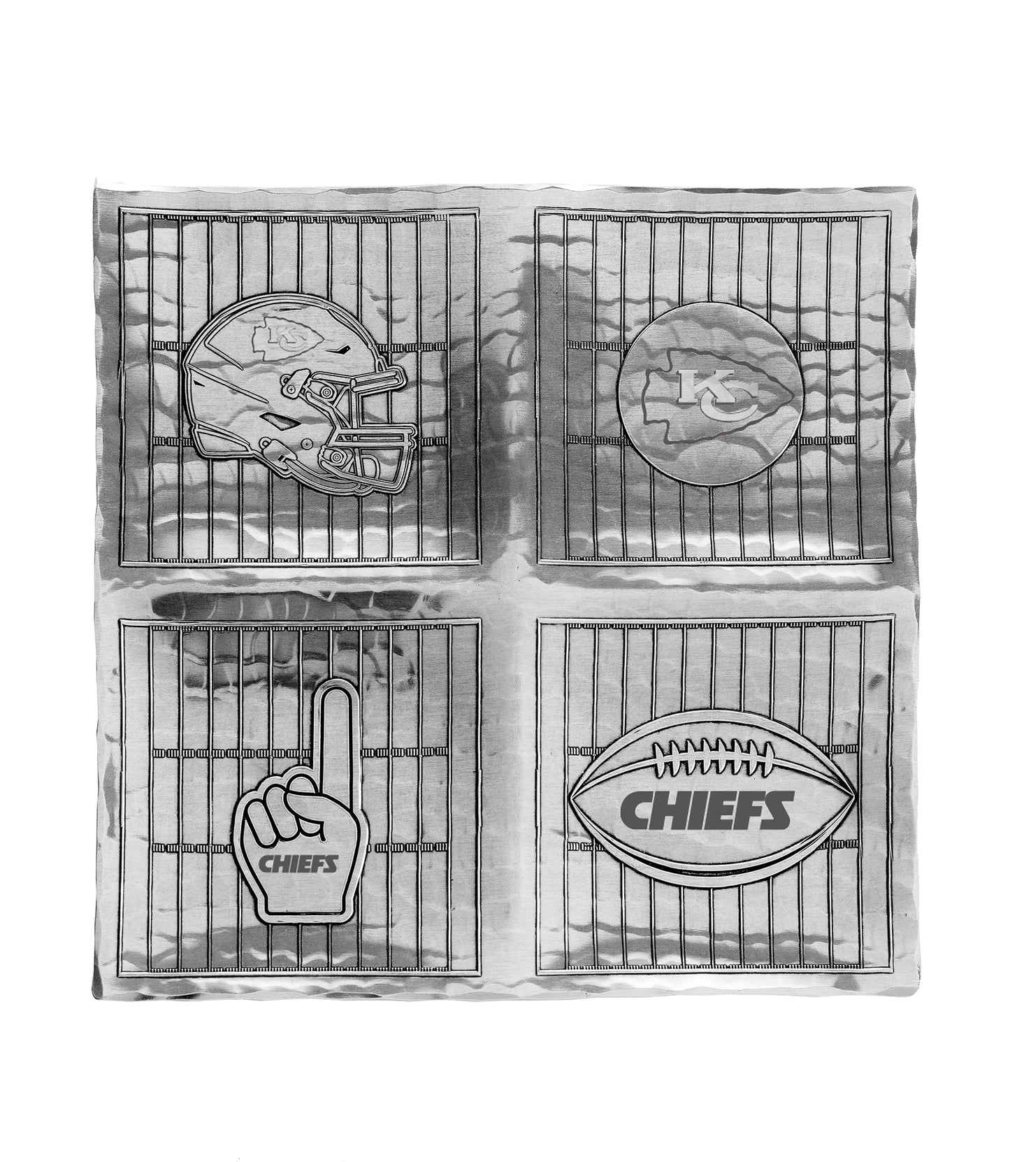 NFL Kansas City Chiefs Quad Serving Tray