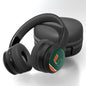 Miami Hurricanes Stripe Headphones with Case