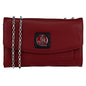 Handbag Harriett 6862 FLORIDA STATE with a silver chain strap and a black emblem featuring a horse motif on the flap.