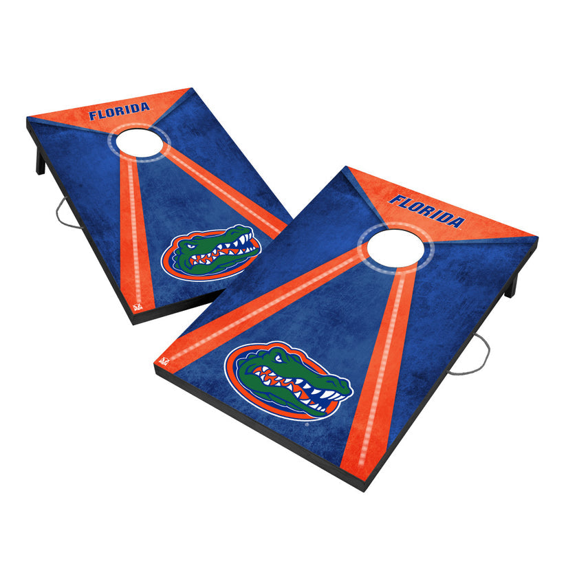 Florida gators cornhole game set.