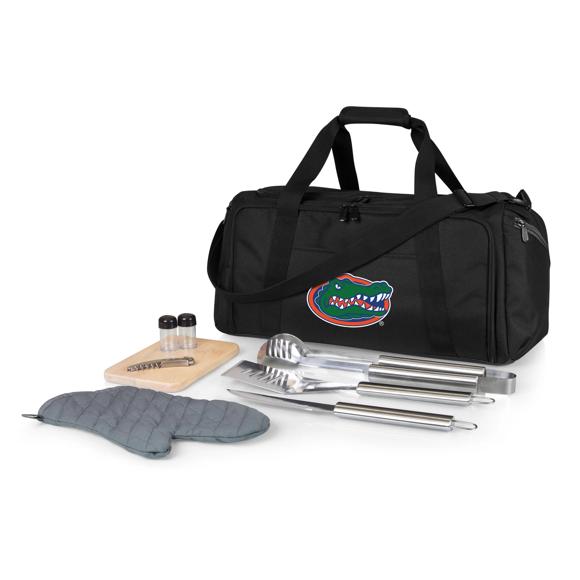 FLGATORS BBQ KIT GRILL AND COOLER