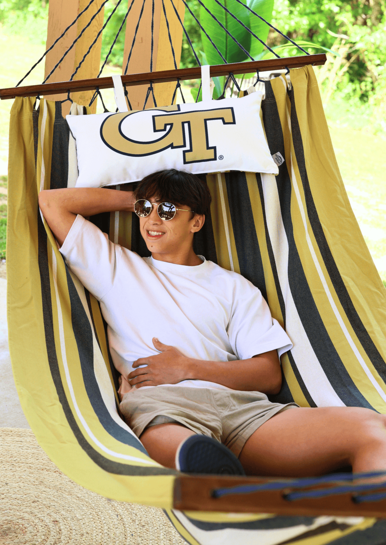 Georgia Tech Yellow Jackets Logo Hammock
