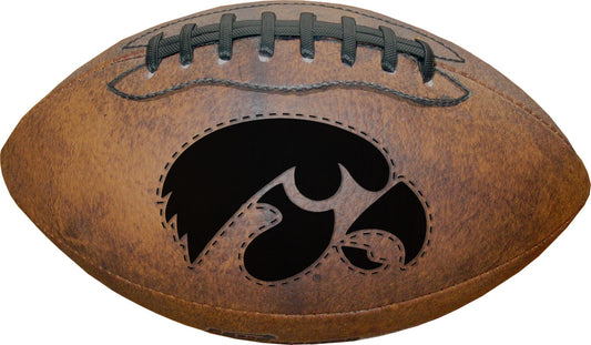 NCAA Iowa Hawkeyes 9" Vintage Mini Football