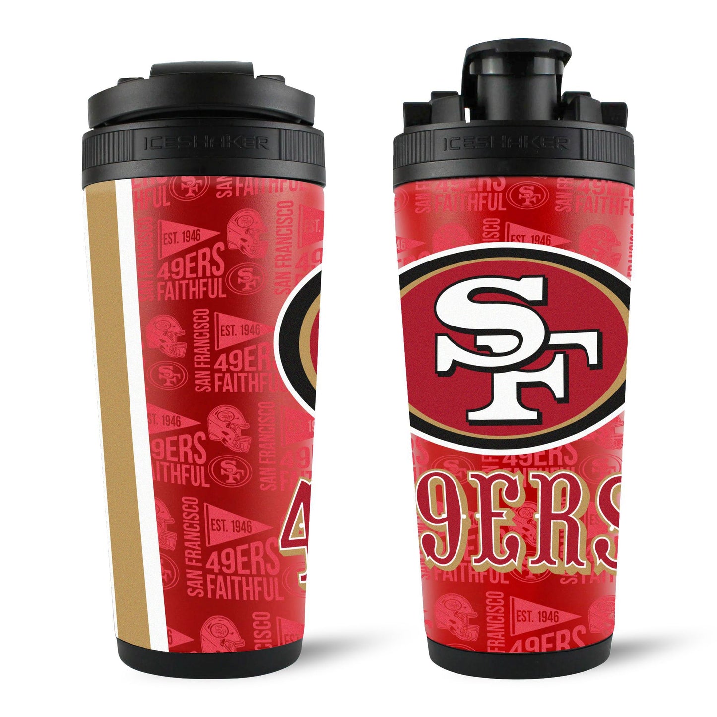 Officially Licensed San Francisco 49ers 26oz Ice Shaker