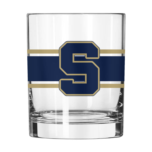 Salesianum School 14oz Stripe Rocks Glass