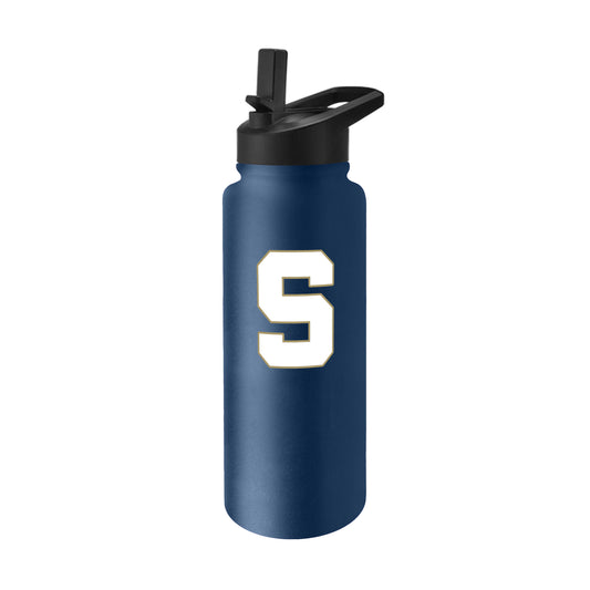 Salesianum School 34oz Logo with Stripe Quencher Bottle