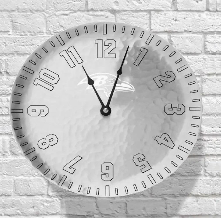 NFL Baltimore Ravens 9" Wall Clock