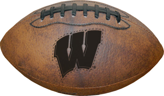 NCAA Wisconsin Badgers 9" Vintage Mini Football