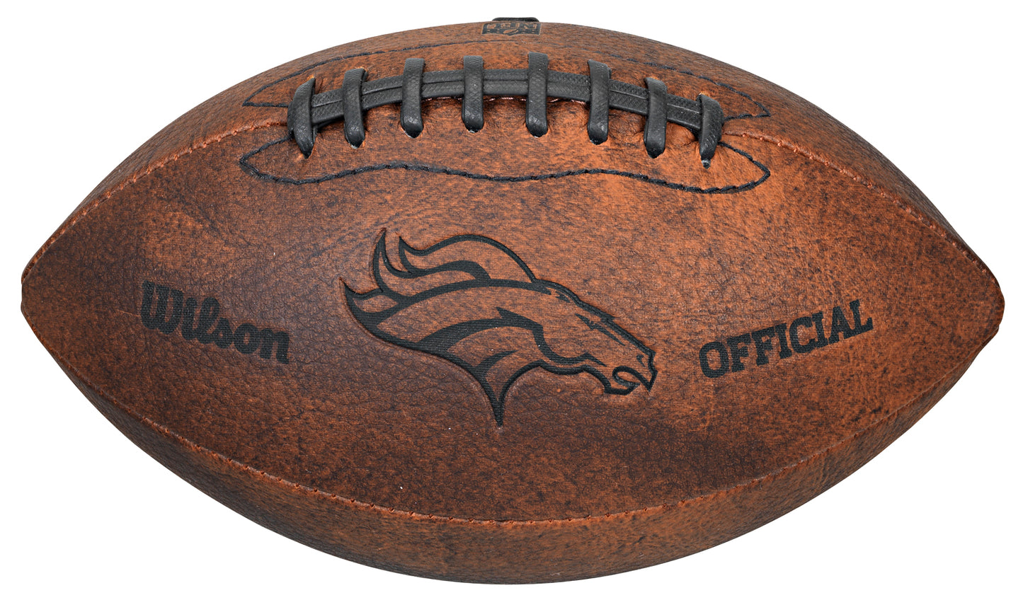 NFL Denver Broncos 9" Vintage Mini Football