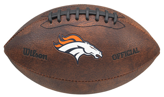 NFL Denver Broncos 9" Color Logo Mini Football