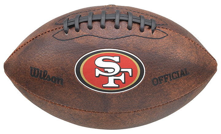 NFL San Francisco 49ers 9" Color Logo Mini Football