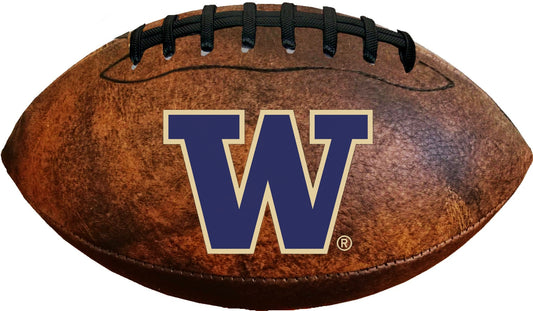 NCAA Washington Huskies 9" Color Logo Mini Football