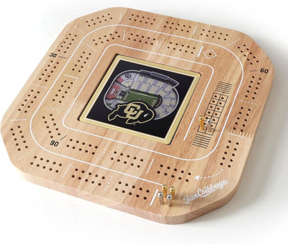 NCAA Colorado Buffaloes StadiumView Cribbage