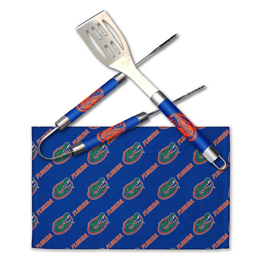 Univ of Florida  - BBQ Grill Utensil Set w/ Towel