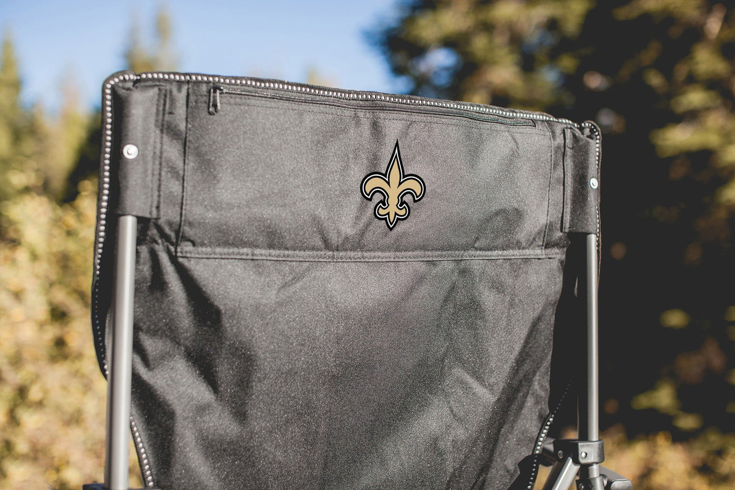 New Orleans Saints Logo - Big Bear XXL Camping Chair with Cooler