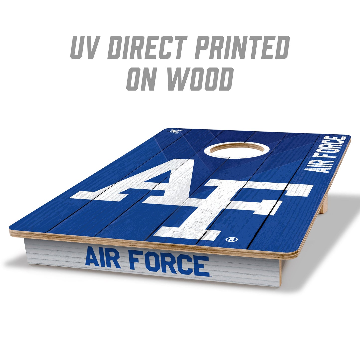NCAA Air Force Academy 2' X 3' All-Wood Cornhole Set - Alt 1