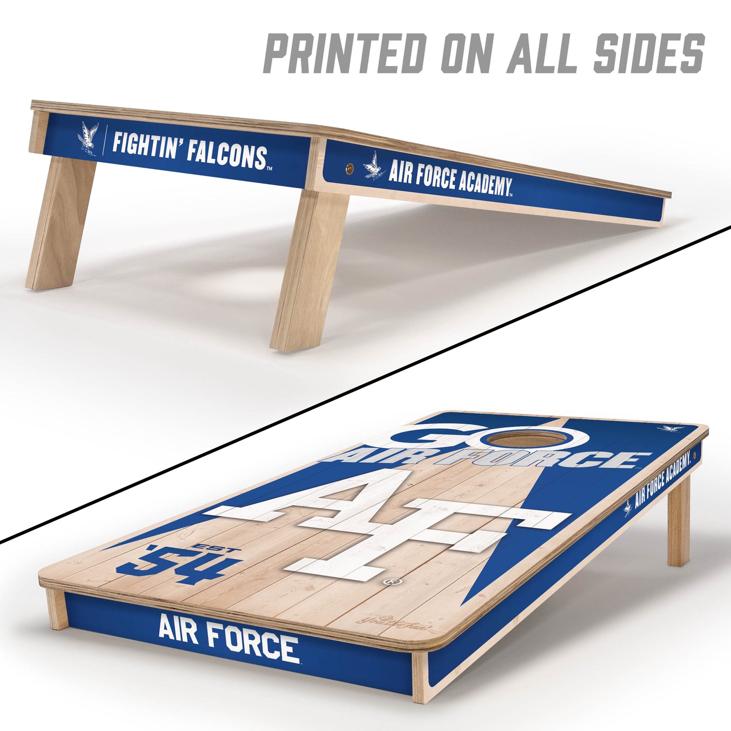 NCAA Air Force Academy 2' x 4' Slogan Series Cornhole