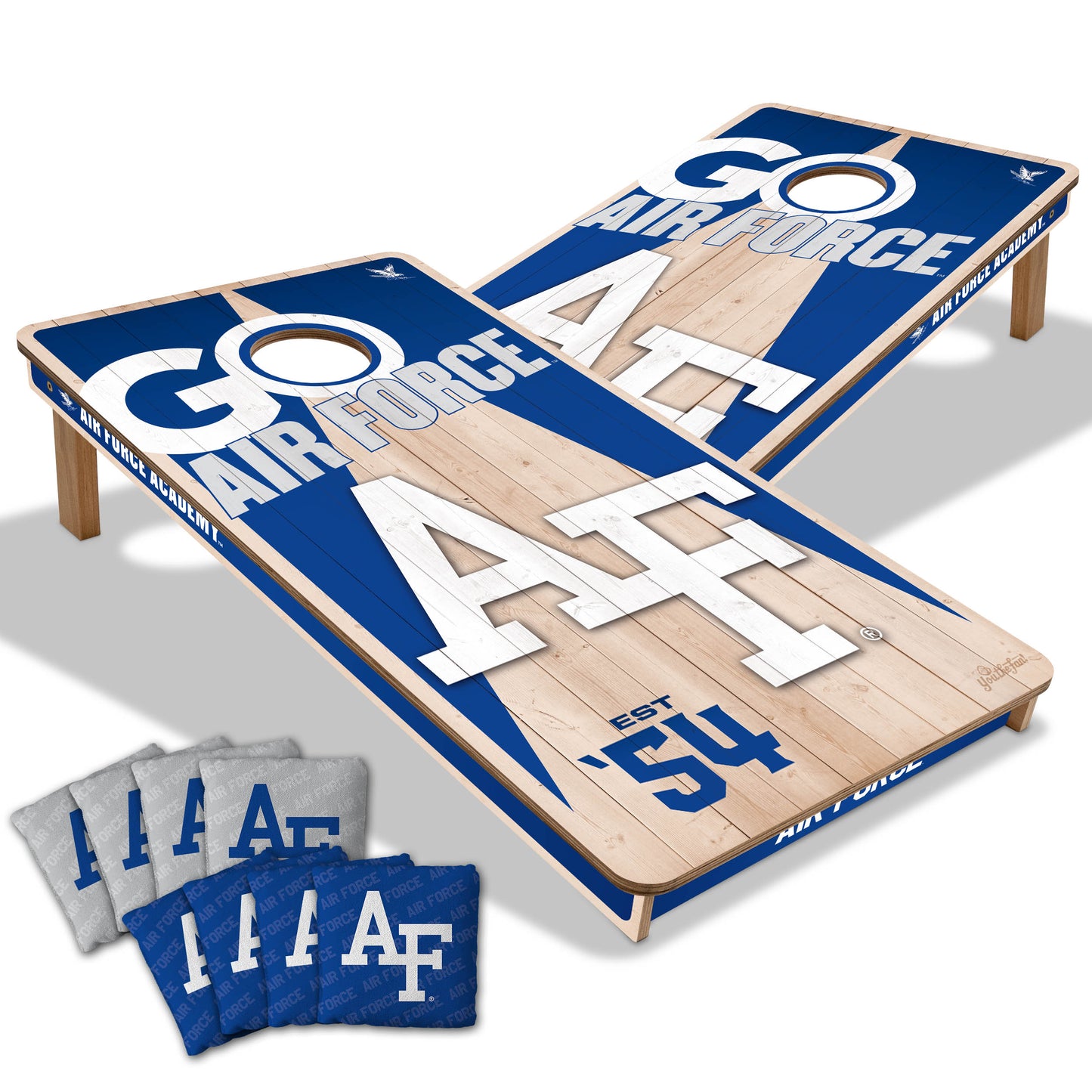 NCAA Air Force Academy 2' x 4' Slogan Series Cornhole